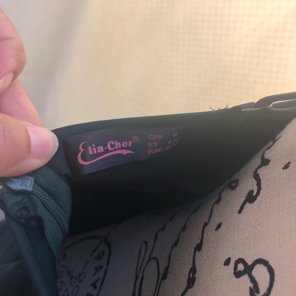 Women’s Forest green midi dress - Picture 4 of 6